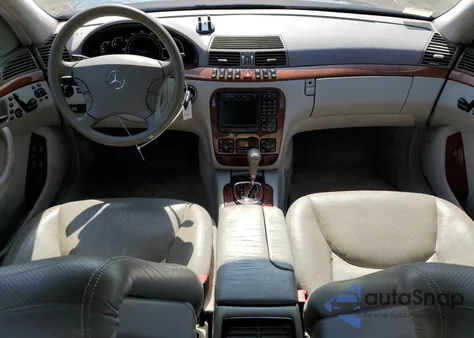 2001 Mercedes-Benz S 500 z USA, uszkodzony, nr VIN WDBNG75J51A183966